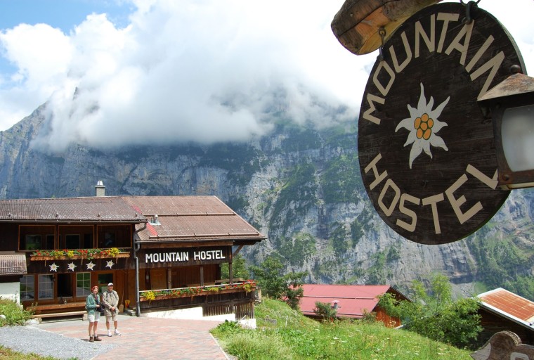 Image: Mountain Hostel in Gimmelwald, Switzerland.